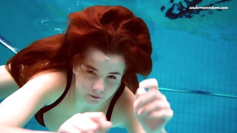 Underwater mermaid Vesta horny teen