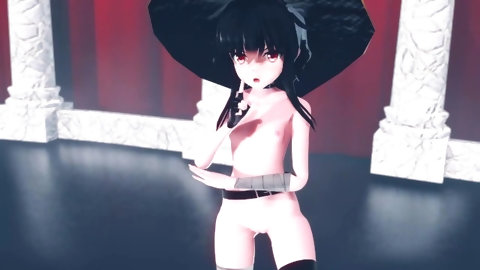 MMD Megumin Does A Lewd Hall Dance [by ecchi.iwara.tv/users/asteriskmmd