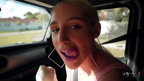 Abella Danger, Peter Green And Bella Anne - Point Of View Car Fuck With