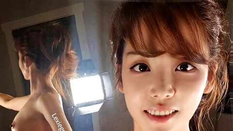 A Korean mom with a B-cup can still have plenty of fun. Front or back.