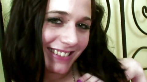 My brunette girlfriend with perfect body and small tits
