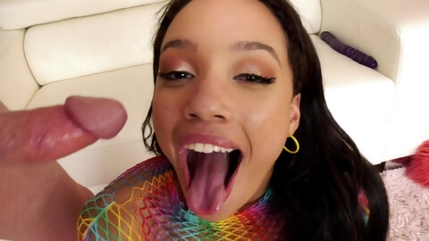 Hardcore anal fucking with stunning ebony pornstar Alexis Tae