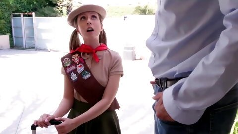 Daphne Dare came to sell scout cookies and was suggested with something better