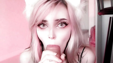 She loves cock so much she wants to suck it and put it in her mouth all the time - pinkloving ?