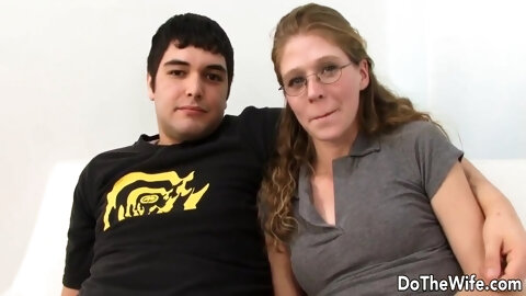 Jenny Leigh - Black Dude Stretches Housewife While Her Cuck Watches
